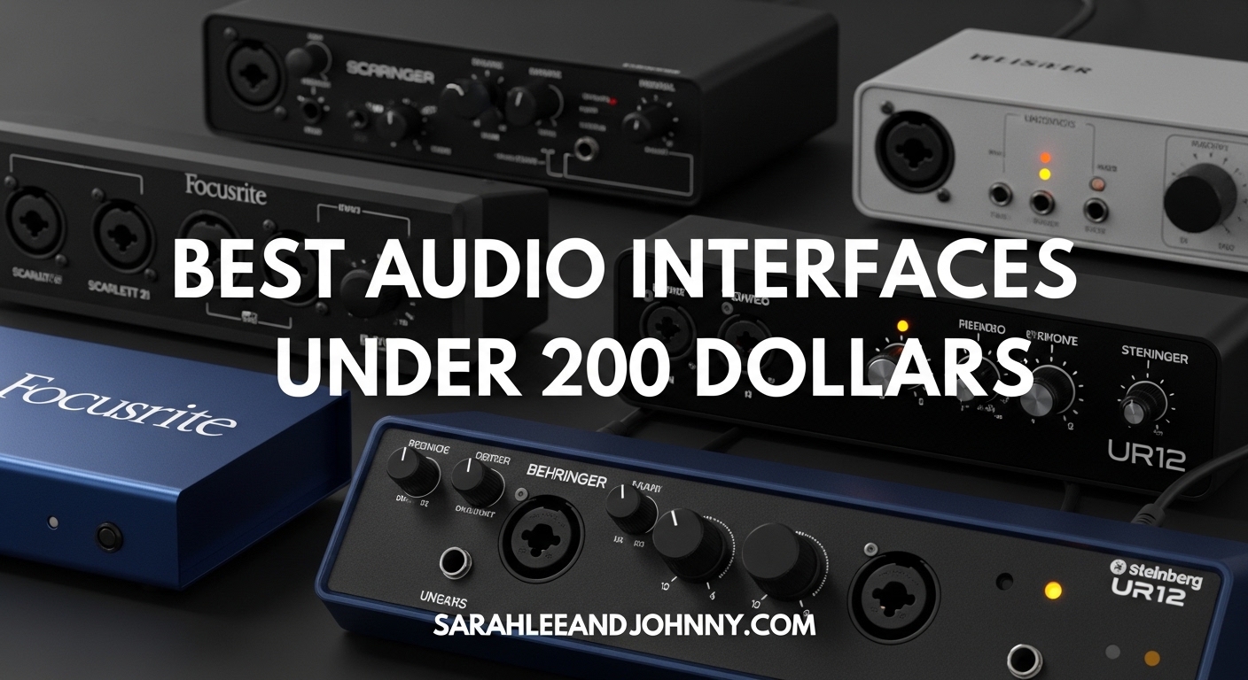 Best Audio Interfaces Under 200 Dollars