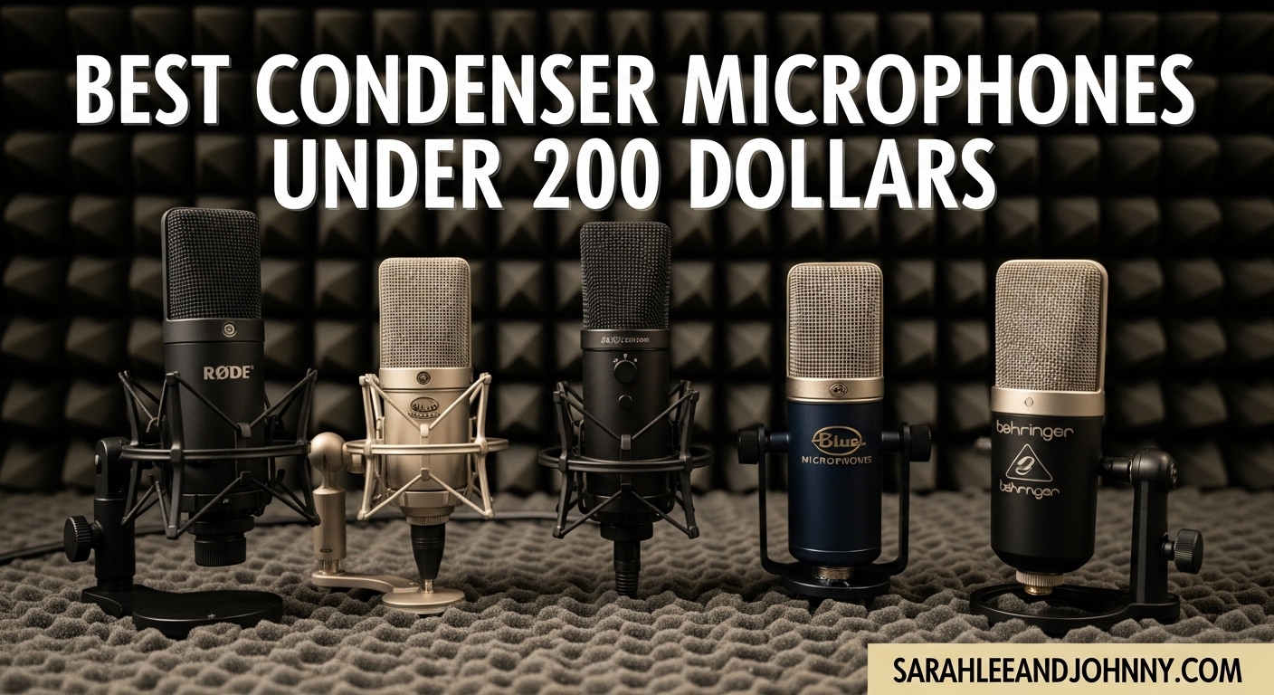 Best Condenser Microphones Under 200 Dollars