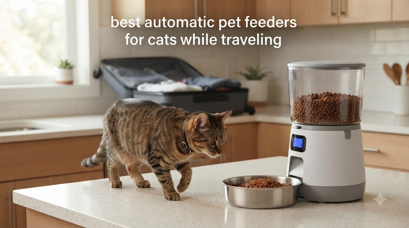 best automatic pet feeders for cats while traveling