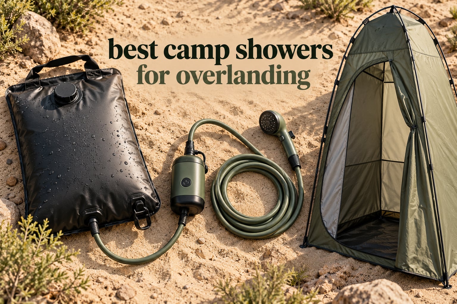 best camp showers for overlanding