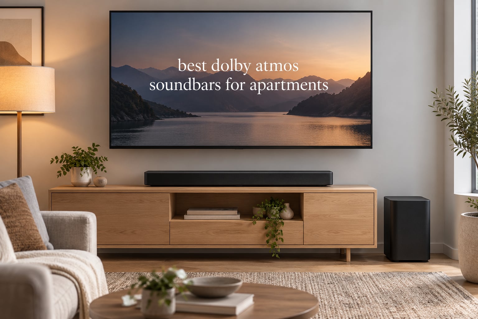best dolby atmos soundbars for apartments