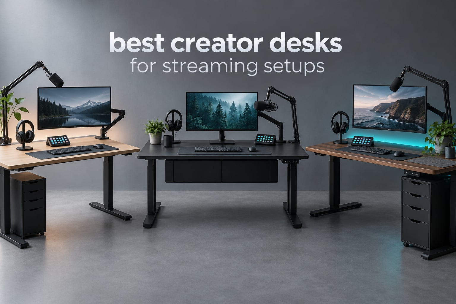 best creator desks for streaming setups