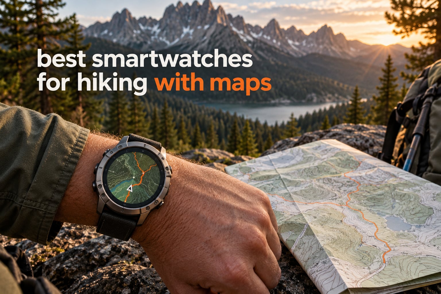 best smartwatches for hiking with maps