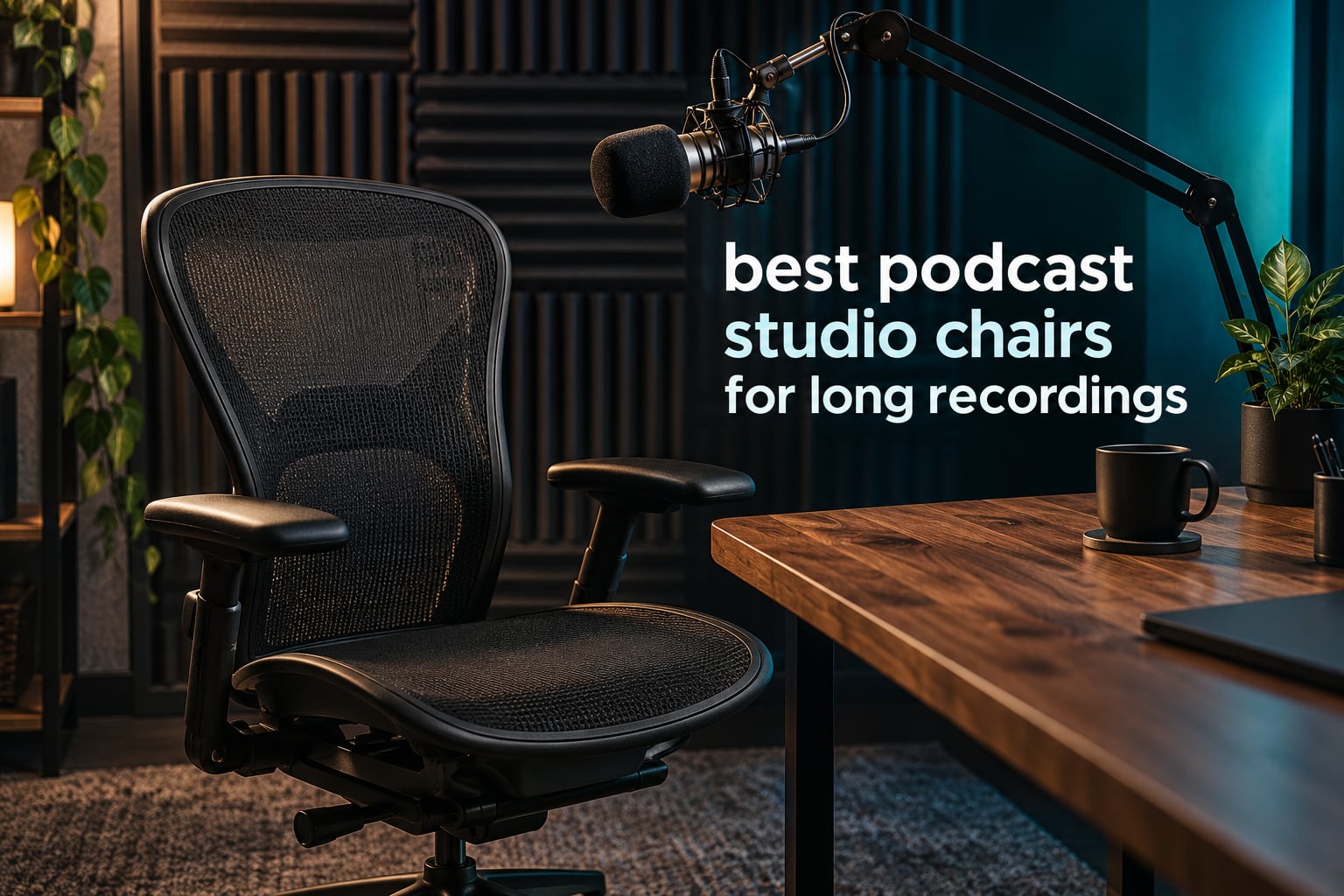 best podcast studio chairs for long recordings